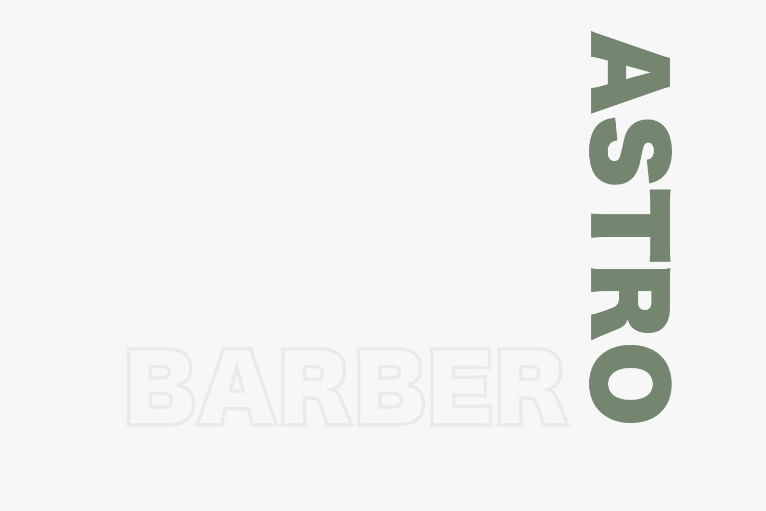 一宮市のメンズカット専門店barbershopASTROの背景画像